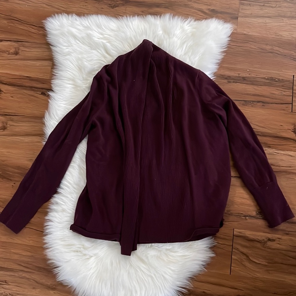 Van Heusen Dark Purple Cardigan Sweater